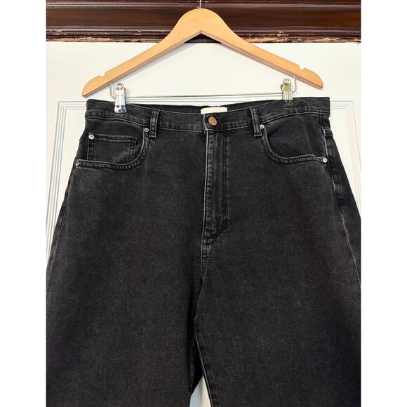 DL1961 Elorna Cigarette Black Straight Leg High Waisted Jeans- Size 32 - Picture 5 of 6
